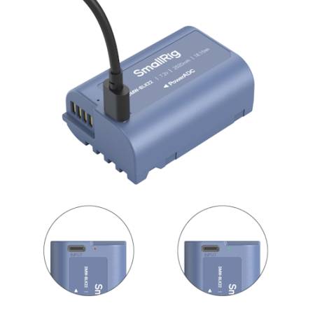 SmallRig 4906 - akumulator, zamiennik, USB-C, Panasonic DMW-BLK22_2